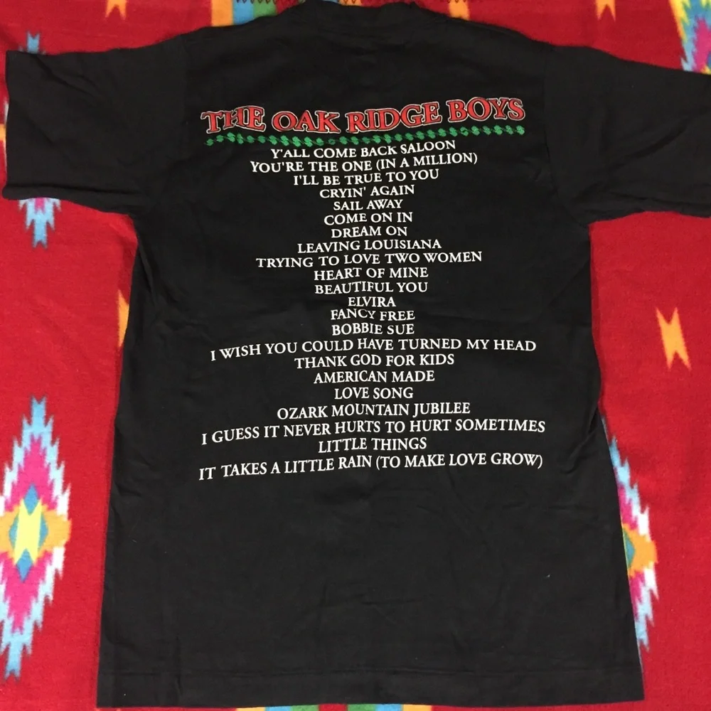 Autographed Vintage Oak Ridge Boys 1996 Tshirt - Picture 7 of 9